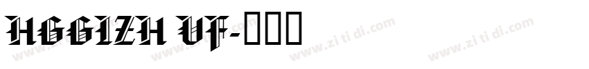 HGGIZH VF字体转换